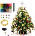 DIY Beaded Christmas Tree Kit with Lights, Christmas Decorations Crafts