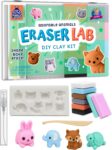DIY Clay Cute Mini Animal Eraser Kit for Creative Kids Ages 4-12