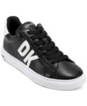 DKNY Abeni Lace-Up Trainers (Black/White, EU 35, UK 2.5/3)