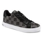 DKNY Ariselle Lace-up Trainers, Black, UK 5