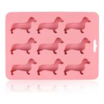 Dachshund Ice Cube Tray – Silicone, Novelty Chocolate Mold