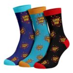 Dad Christmas Socks Gift Set – 3 Pcs Stocking Stuffers