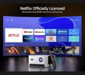 Dangbei Neo DLP Projector 1080P Full HD, 540 ISO Lumens, Official Netflix, Auto Focus & Keystone, Dolby Audio, 120 Screen