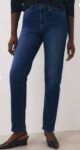 Dark Denim Straight Leg Jeans Womens – Free C&C