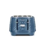 DeLonghi Ballerina Seta 4-Slice Toaster, Independent Controls, 1800W, Silk Blue