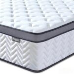 Deegari 10 Inch Small Double Size Mattress in a Box, Hybrid Cooling Gel Memory Foam & Pocketed Coils, Medium Firm, Pressure Relief, Motion Isolation