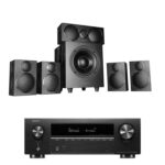 Denon AVR-X1800H 7.2 AV Amplifier Wharfedale DX-3 5.1 Speaker Package ( FREE 42 QED Strand 40m Speaker Cable and 3m Subwoofer Cable )