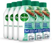 Dettol, Washing Machine Cleaner, Original, 1.5L (250ml x 6pck) Antibacterial, Removes Bacteria, Odours, Limescale and Hidden Dirt, Lasting Freshness, Kills 99.9 Percent of Bacteria