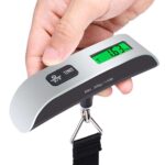 Digital Suitcase Scale, Portable 50KG Travel Hanging Scale, Temperature Sensor and Battery Included – Sold by Versa Essentials / FBA