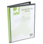Display Book Q-CONNECT with Front Cover Pocket PP A4 460 Micron 20 Pockets (£2.60 / £2.33 max S&S)
