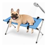 Dog Grooming Hammock Stand, Upgraded Sturdy Aluminum Alloy