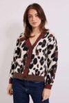 Dorothy Perkins Animal Print Knitted Cardigan – Leopard – w/Code
