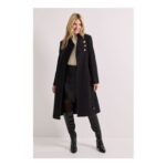 Dorothy Perkins Funnel Neck Belted Coat