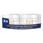 Dove Bridgerton Limited Edition Raspberry Body Scrub, 4x225ml