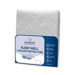 Downland Sleep Well Quilted Pillow Protectors – Pack of 2