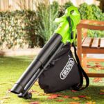 Draper 3000W 3-in-1 Garden Vacuum, Leaf Blower & Mulcher 35L Bag & 12m Cable – Free C&C