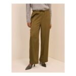 Drawstring Wide Leg Trousers