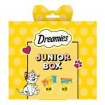 Dreamies Junior Box Cat Treats with Cheese, Chicken & Salmon – £3.51 S&S