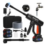 Duoguto Battery-Powered Cordless Pressure Washer, 100 Bar, Portable