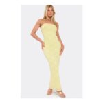 EGO Sleeveless Lace Maxi Dress – Lemon