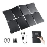 ELECAENTA 45W HPBC ETFE Foldable Solar Charger, 3-Port
