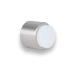 EVI Door Stop – Adhesive, Wall Mounted, Matte Stainless Steel
