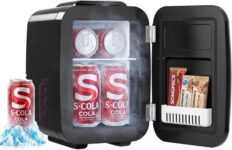 EXCLUSIVESongmics 4L Portable Mini Fridge Cooler & Warmer (Black / White / Pink) W/Code