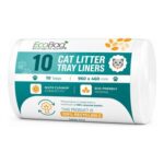 Ecobag Cat Litter Tray Liners, 10 Pack, XL, Heavy-Duty, Leak-Proof