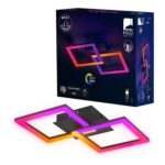 Eglo RGBIC LED Geometric Ceiling Light for Gaming