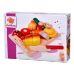 Eichhorn 100003731 Multicoloured Wooden Cutting Board Set, 8 Pcs