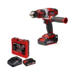 Einhell Cordless Drill with 2 Batteries, Charger, E-Box Case PXC