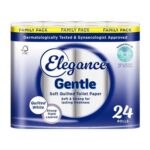 Elegance Gentle Quilted Toilet Paper 24 Pack