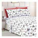 Elegant Comfort 1500-Thread-Count Microfiber Bedding Set, Cal King, 6-Piece