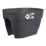 Elho Vibia Campana Flower Bridge Balcony Planter 40cm Anthracite