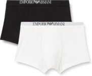 Emporio Armani Mens 2-pack Trunk Trunks