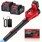 Enche Cordless Garden Leaf Blower 21V with 24.0Ah Battery & Charger Electric Blower – Sold By Rui – Gi Official FBA