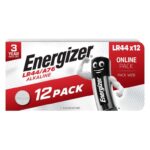 Energizer LR44 Batteries (12 Pack) – A76 Button Cell Battery (£4.20 / £3.97 max S&S)