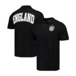 England Lifestyle Fleece Polo Shirt – Black