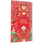 English Tea Shop Organic Tea Book Red Advent Calendar – 24 Tea Bag Sachets 24 Flavours
