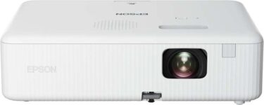 Epson CO-W01 WXGA Affordable Projector 3LCD 3,000 ANSI Lumens 378 Display Easy Setup Keystone Correction HDMI White