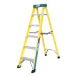 Erbauer 6 tread Foldable Fibreglass Swing back step Ladder 10 year guarantee £45 w/ Signup code