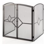 Essence 3 Panel Steel Fireplace Screen