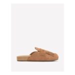 Etta Ghillie Mule Clogs – Tan