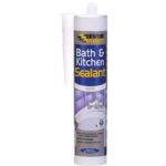Everbuild Bath and Kitchen Acrylic Sealant – Anti Mould Formulation – White – 290ml Cartridge (£2.39 / £2.27 max S&S)