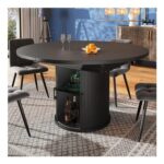 Extendable round Dining Table