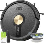 FAMIVAC Robot Vacuum Cleaner with Mop,6000Pa Strong Suction,160Min Runtime
