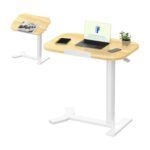 FLEXISPOT Pneumatic Standing Desk, 60 X 40 Cm, Maple