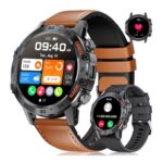 FOXBOX Military Smartwatch for Men, 1.39-Inch, SpO2, IP67