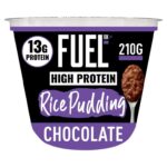 FUEL10K Chocolate Flavour High Protein Rice Pudding Dessert Snack Pot 210g – Instore Westbrook