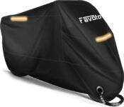 Favoto Waterproof Motorbike Cover – 104 x 41 x 50 inch – Black